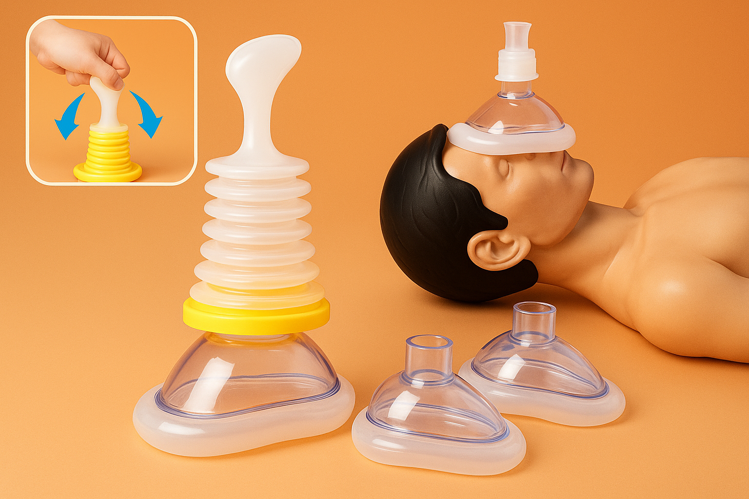 Kit emergencia anti asfixia