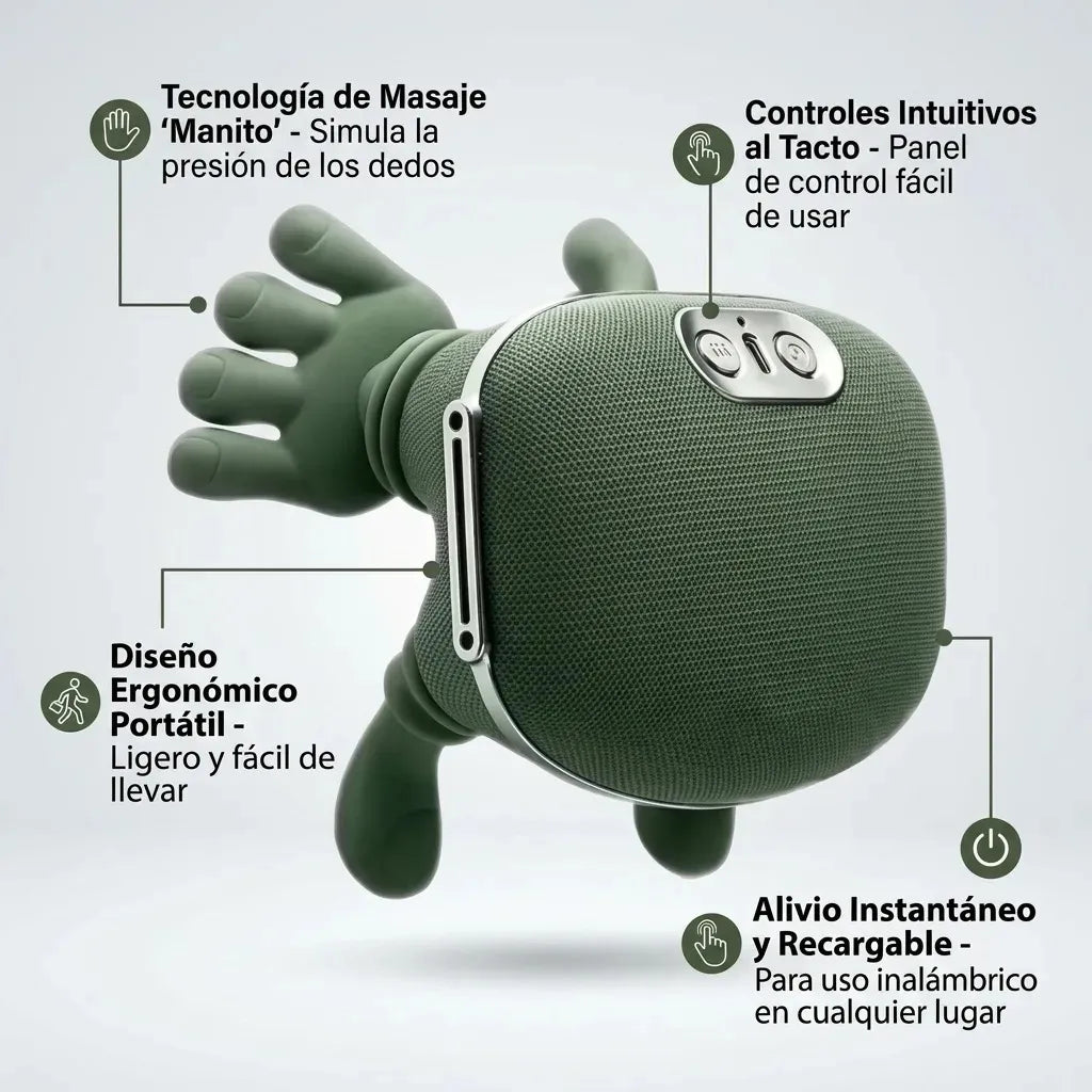 masajeador cervical manitos