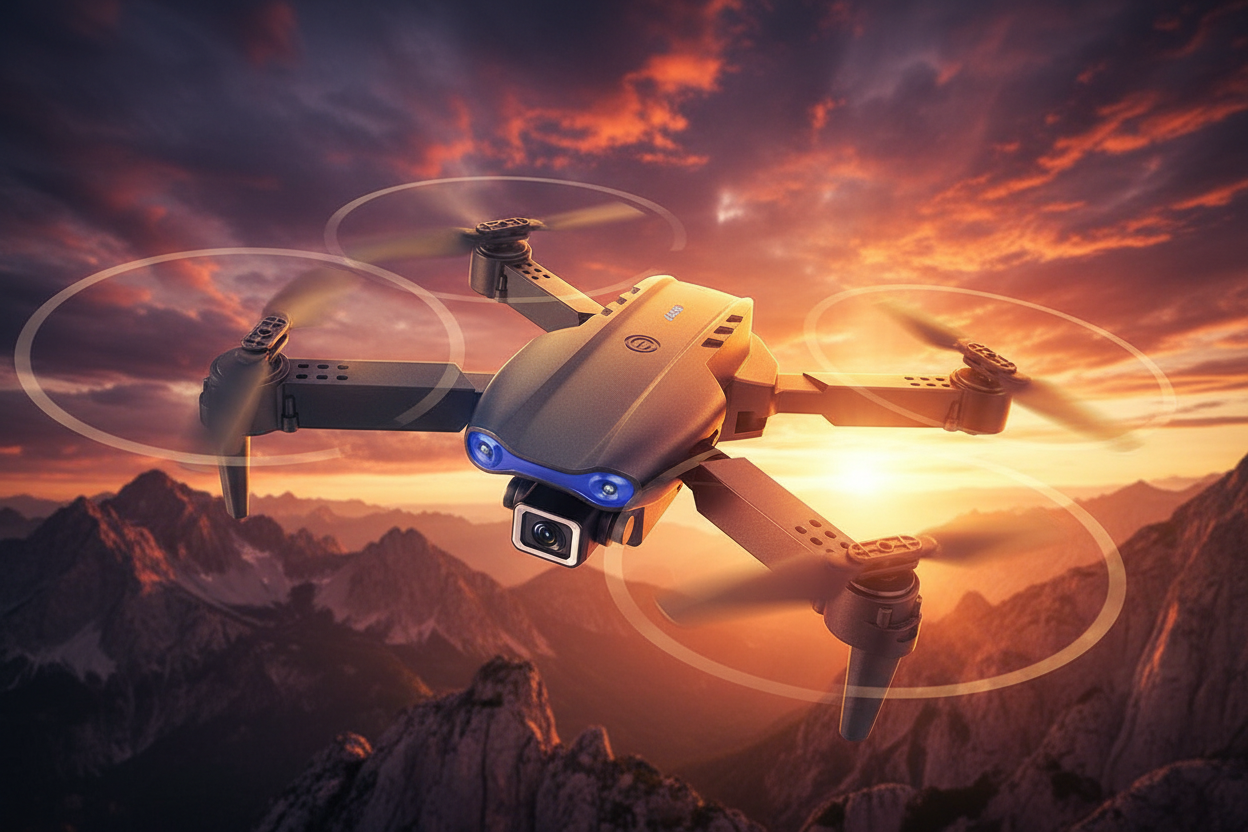 Dron con cámara Full HD 4k