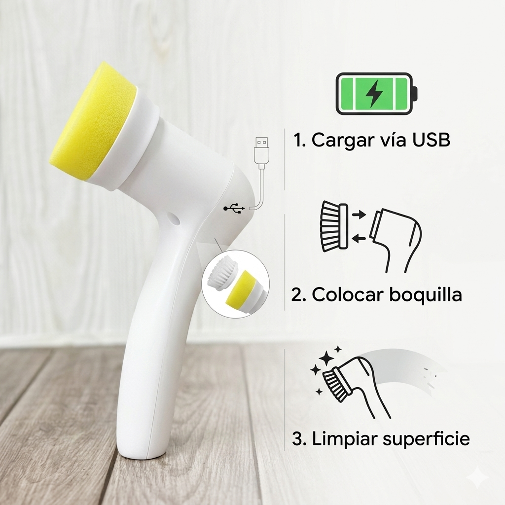 Cepillo Electrico 4 en 1